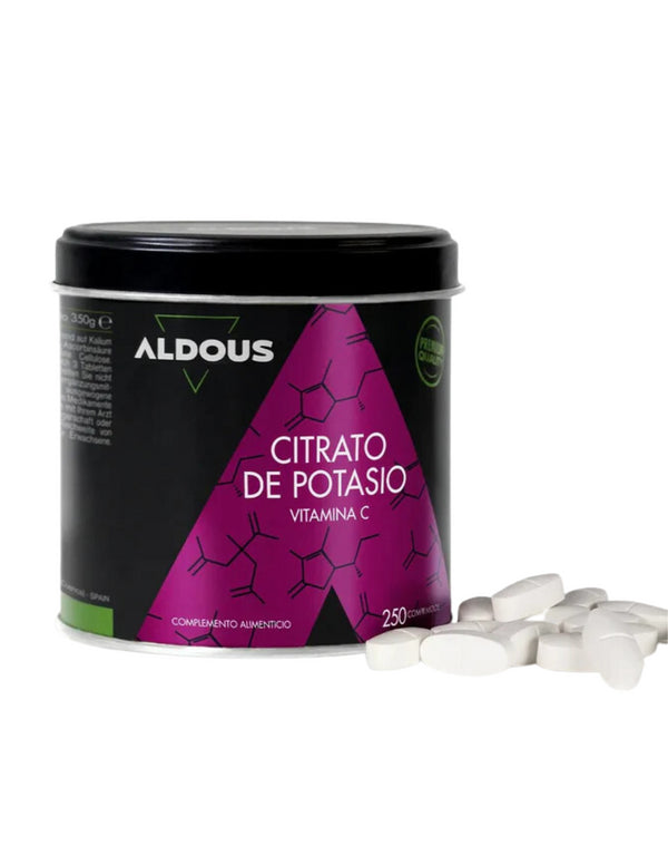 Aldous Citrato de Potasio con Vitamina C 250 caps.