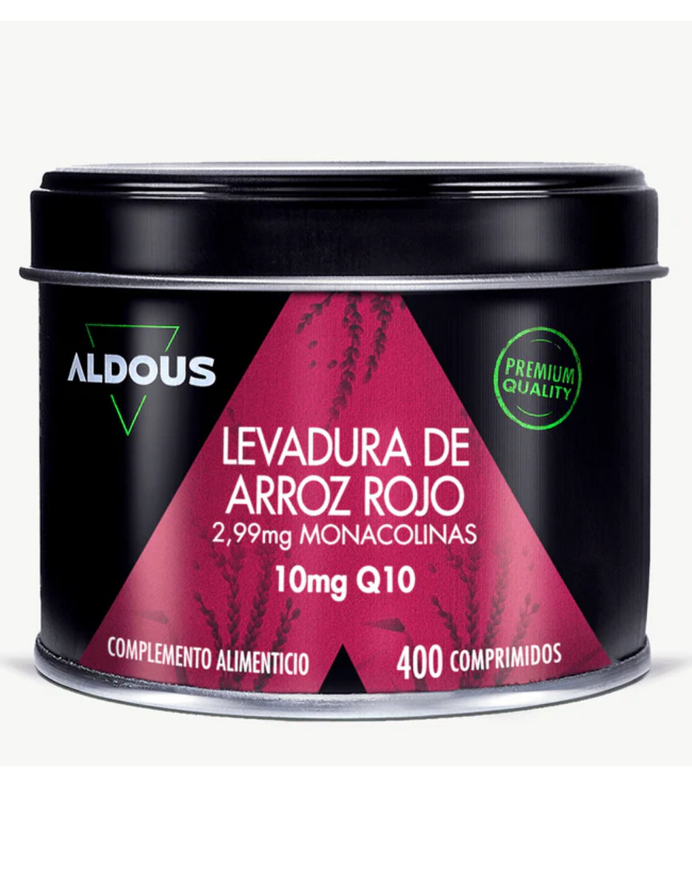 Aldous Levadura de Arroz Rojo con Coenzima Q10 400 compr.