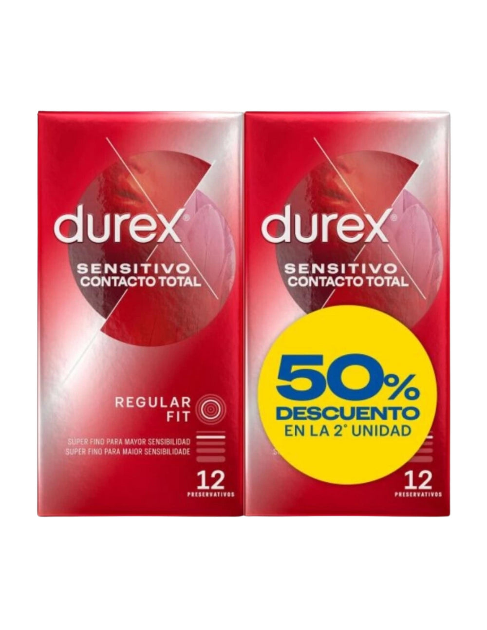 Durex Duplo Sensitivo contacto total duplo 24 ud.