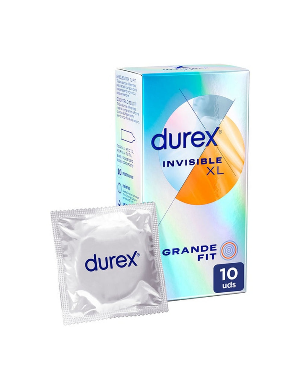 Durex Invisible XL preservativos10 ud