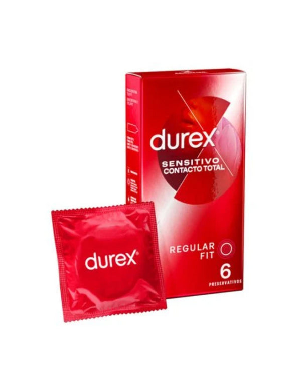Durex Sensitivo Contacto Total fino 6 ud