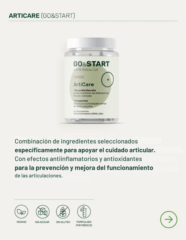 Go&Start ArtiCare Articulaciones frescas y cómodas 90 cápsulas