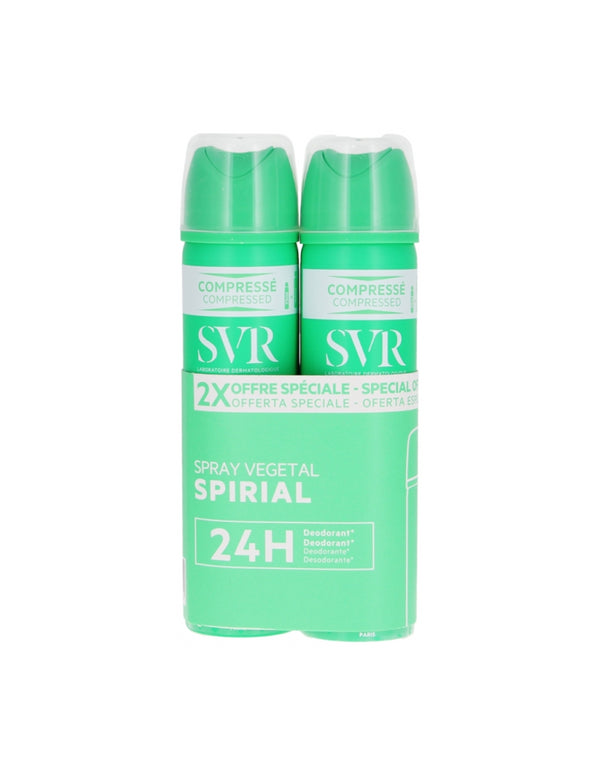 SVR Spirial Duplo Spray Vegetal Desodorante 24h 2 x 75 ml