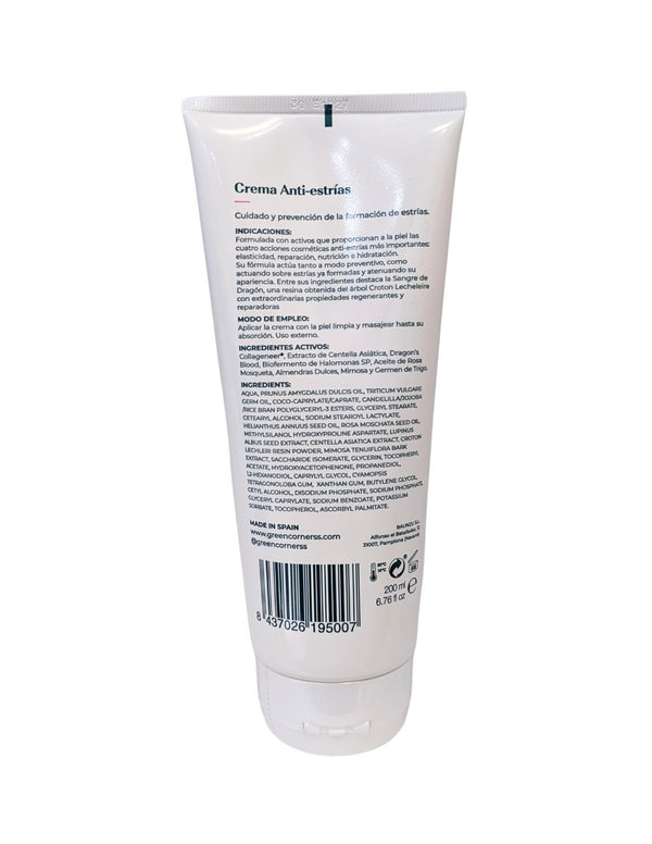Green Cornerss Crema anti-estrías con sangre de dragón 200 ml