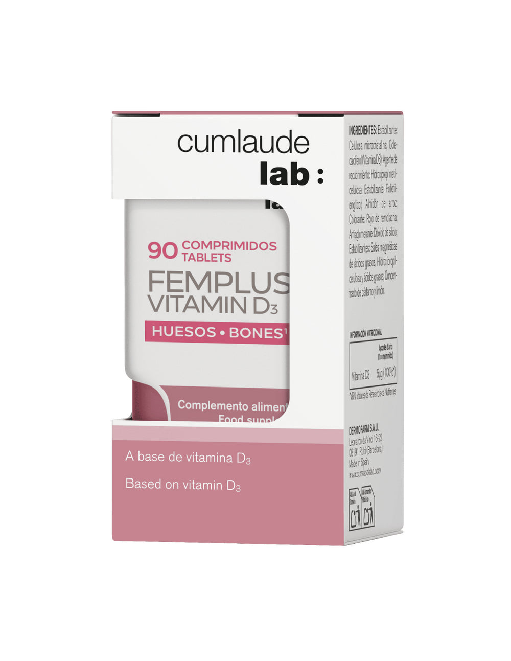 Cumlaude Femplus Vitamina D3 90 comprimidos