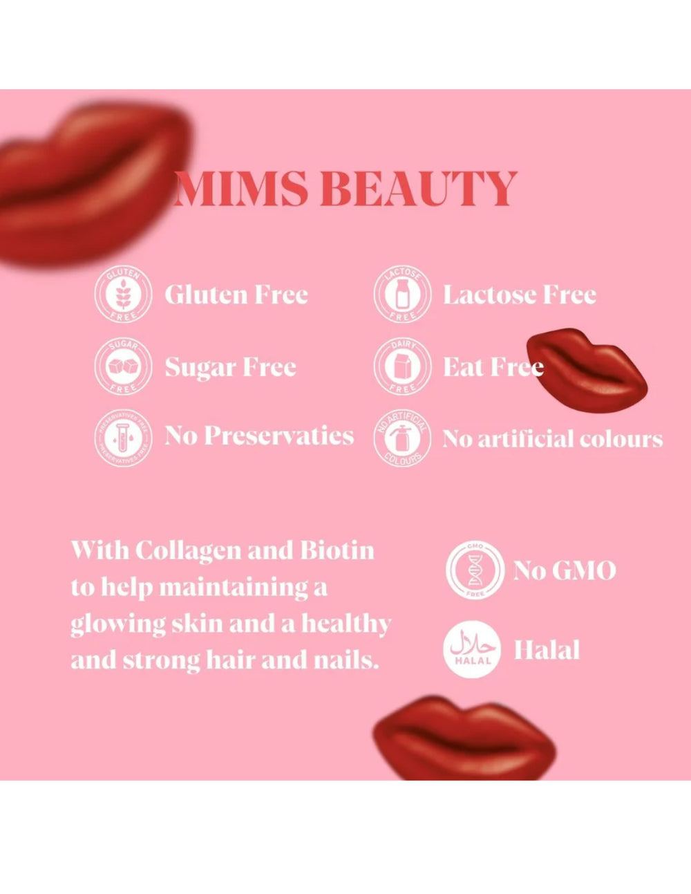 Mims Beauty Gominolas colágeno y biotina 7 ud