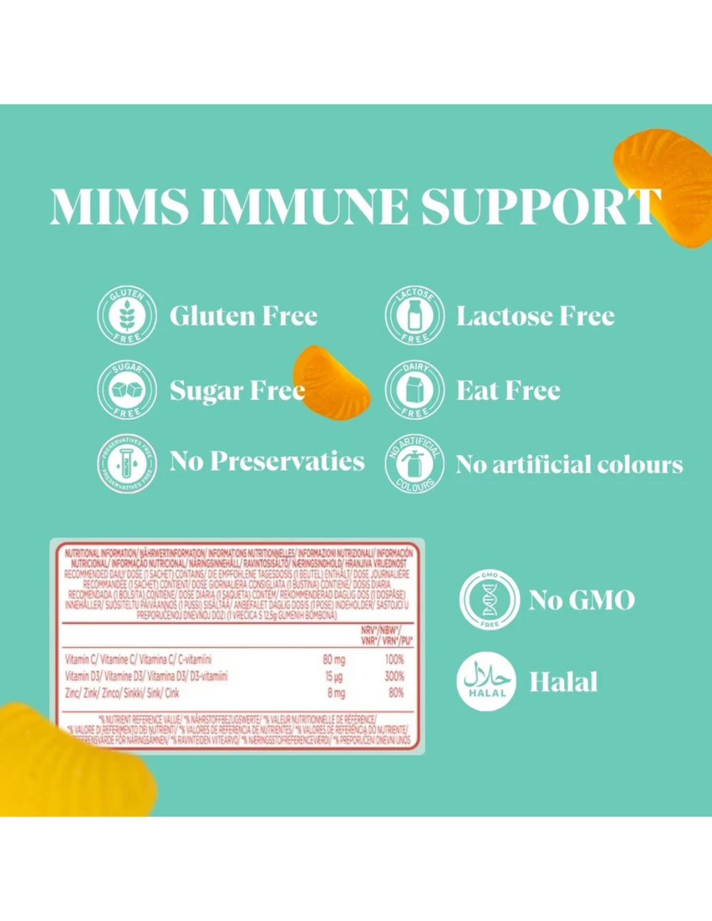 Mims Immune Support Adultos Gominolas 7 ud