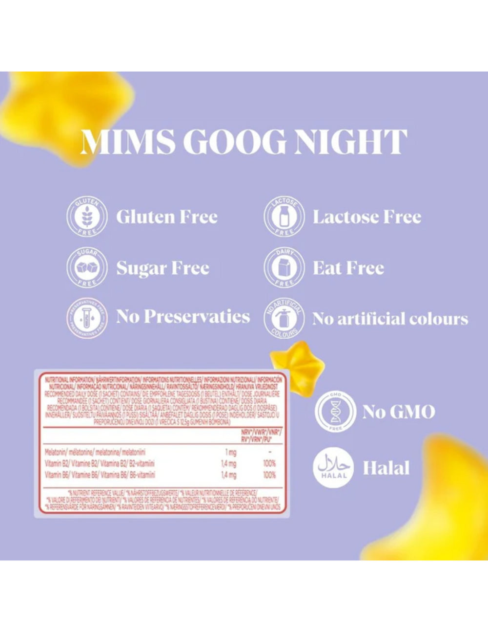 Mims Good Night Melatonina, Vitaminas B6 y B12 7 ud