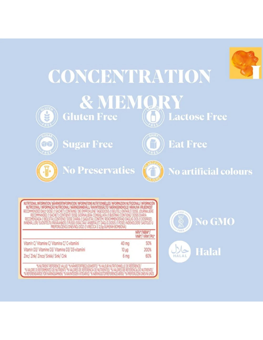 Mims Concentration & Memory for Kids and Teens 7 ud