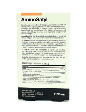 NHCO AminoSatyl Saciedad control de peso 60 cápsulas