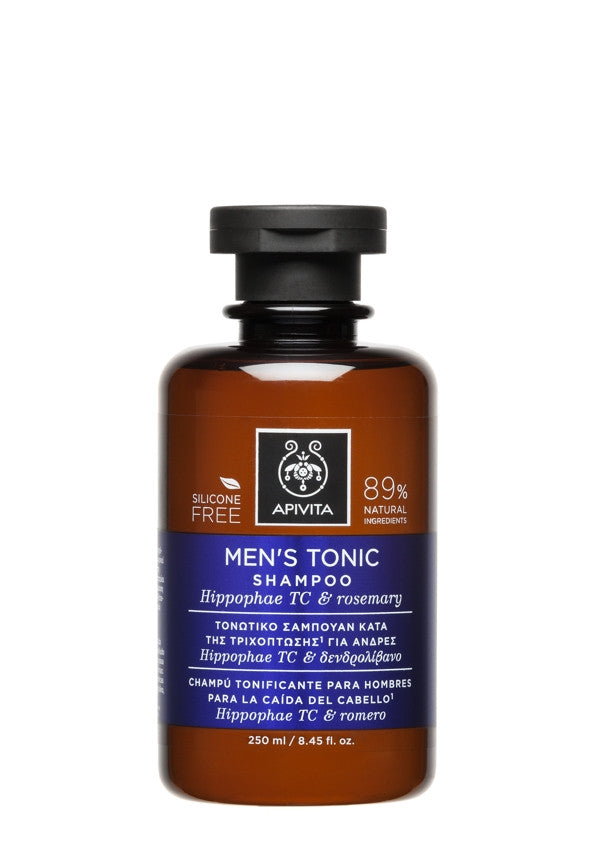 APIVITA CHAMPÚ TONIFICANTE HOMBRE PARA CAIDA CABELLO Y CABELLO DEBILITADO con espino amarillo & romero 250 ml