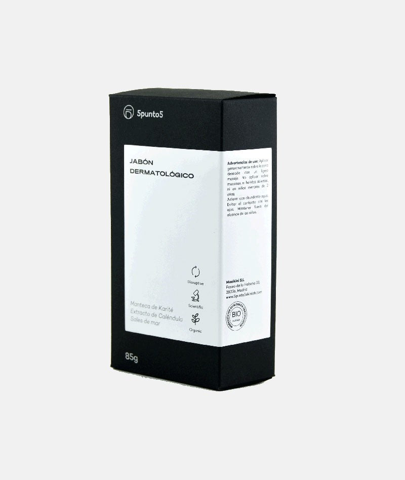 5punto5 jabón dermatológico 100g
