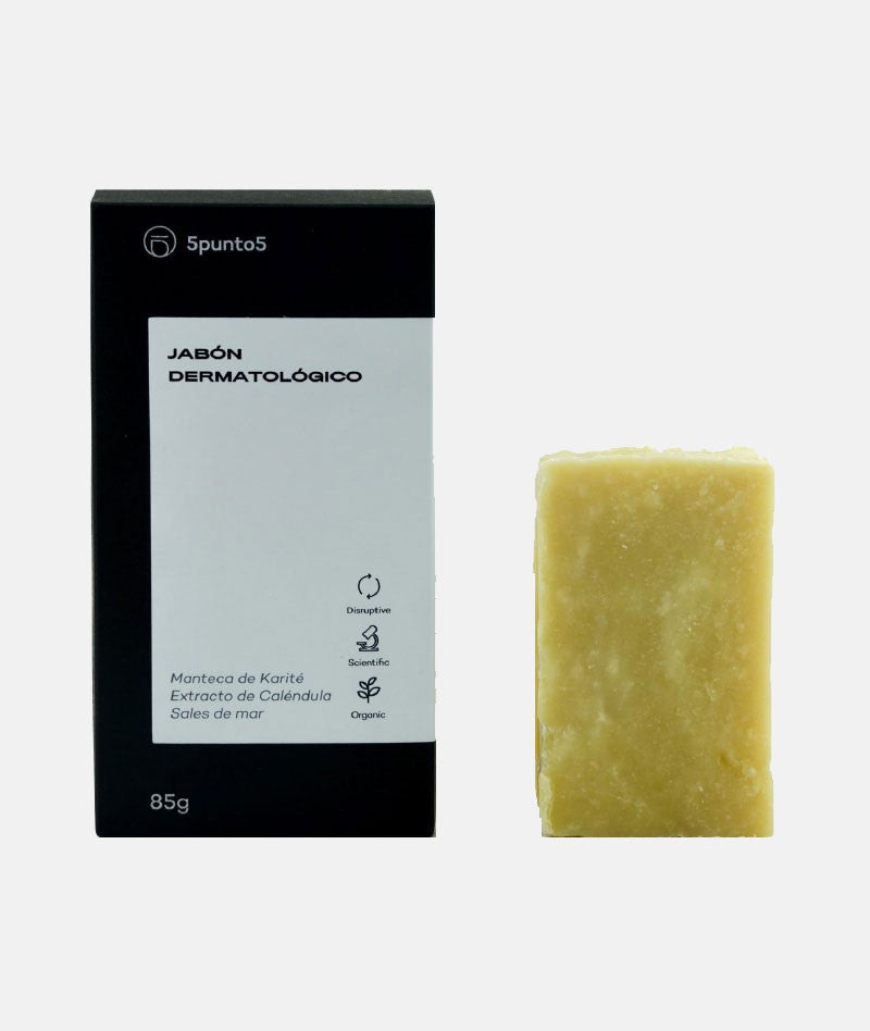 5punto5 jabón dermatológico 100g
