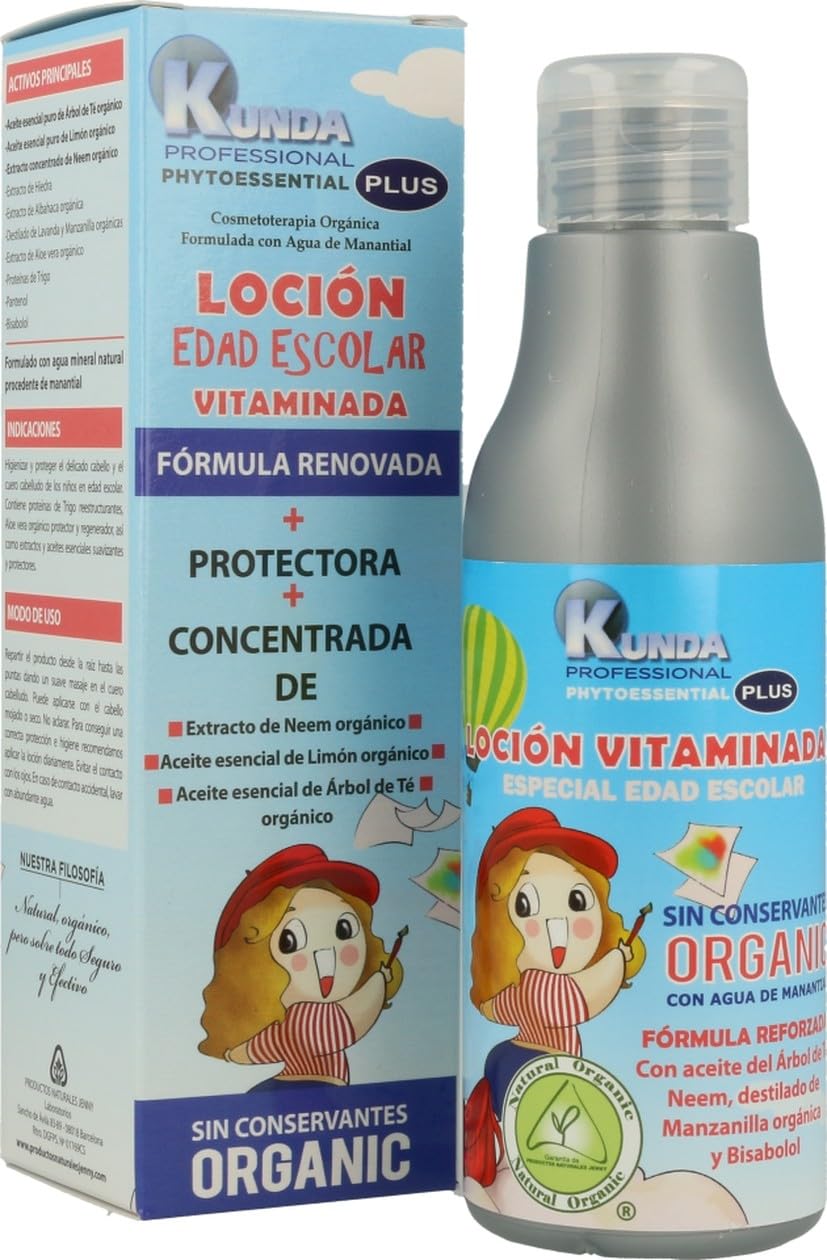 Kunda Loción Vitaminada Edad Escolar 250 ml