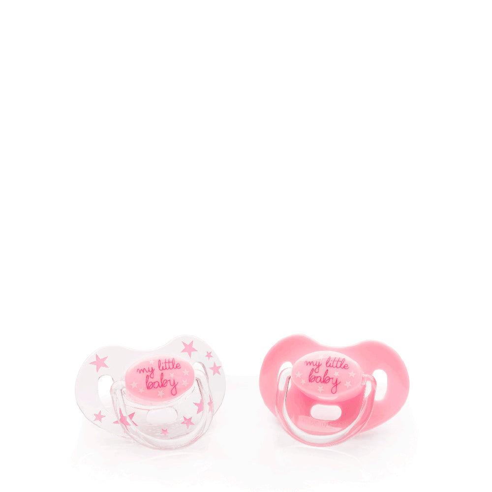 Acofarbaby Chupete Anatómico Látex Rosa +12 meses