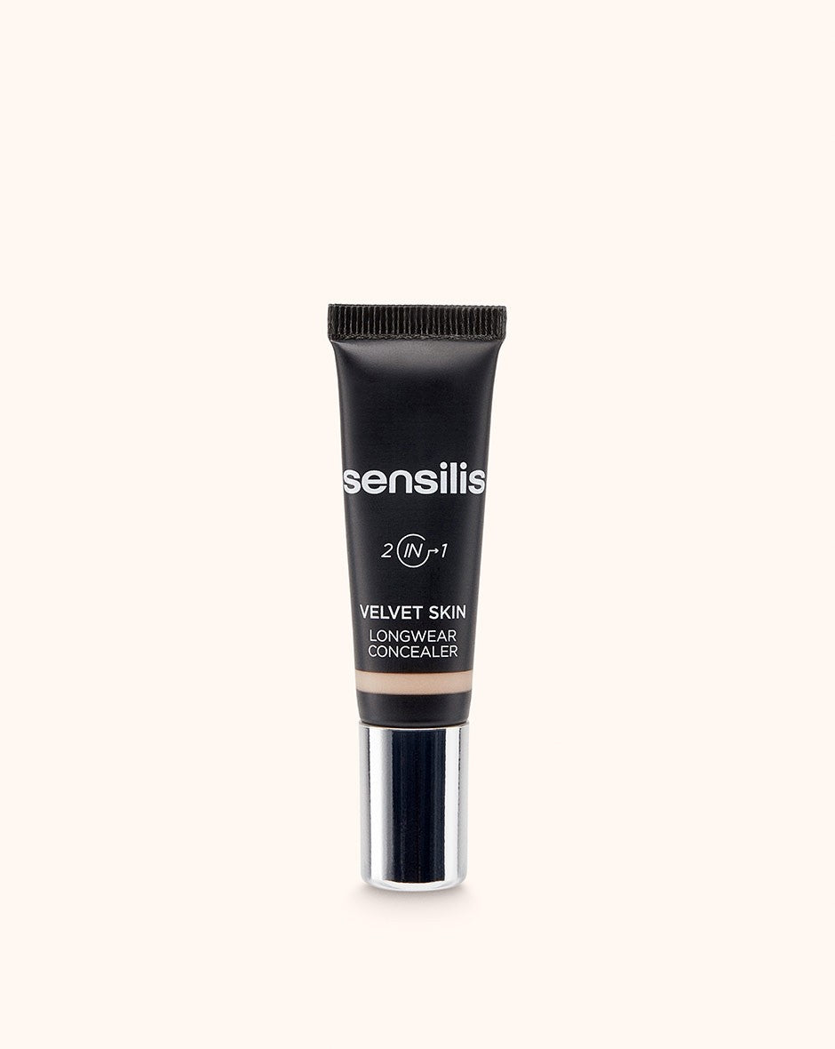 Sensilis Velvet Skin Corrector Líquido de alta cobertura y larga duración 02 Beige 7 ml