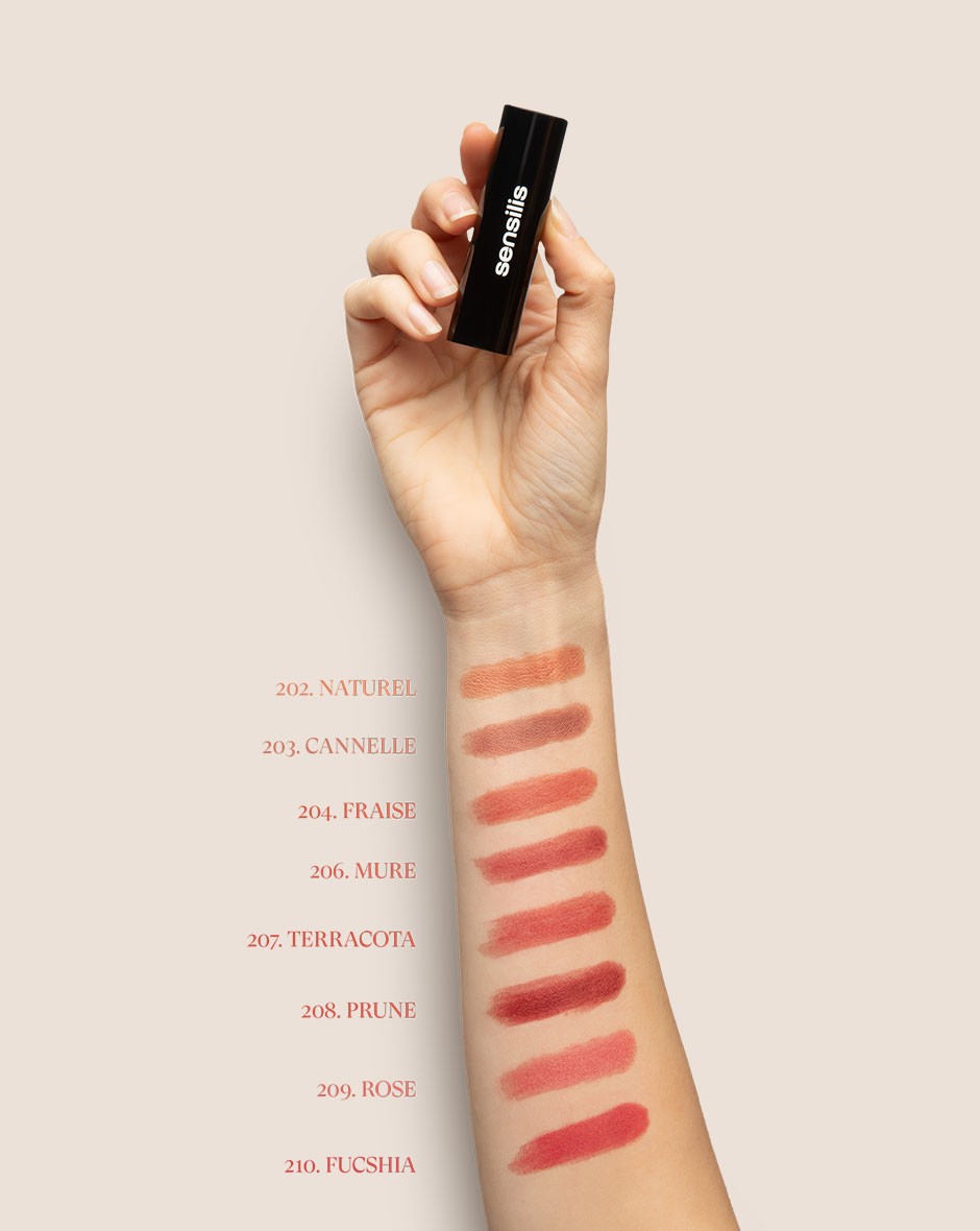 Sensilis Velvet Lips Barra de Labios Satinado 204 Fraise 4,5 ml