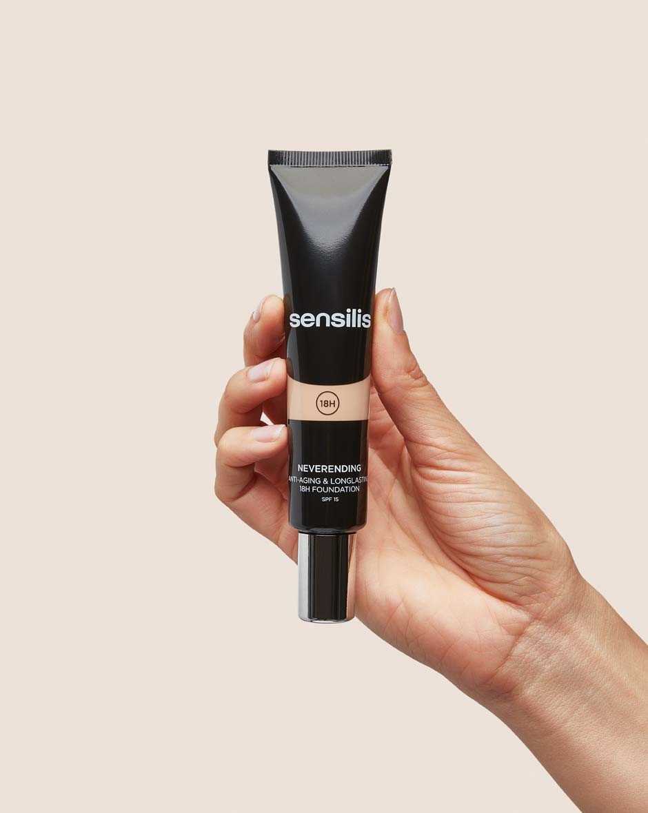 Sensilis Neverending Base De Maquillaje Antiedad 18 horas 01 Amande 30 ml
