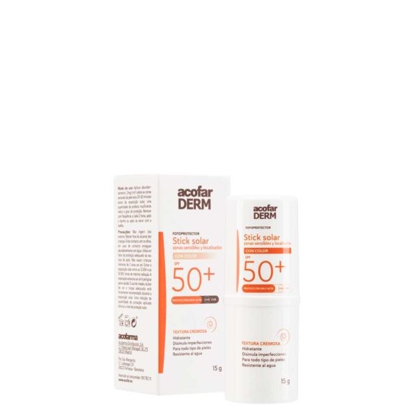 Acofar Stick Solar Zonas Sensibles SPF50+