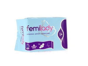 Femilady Compresas Noche 8 unidades