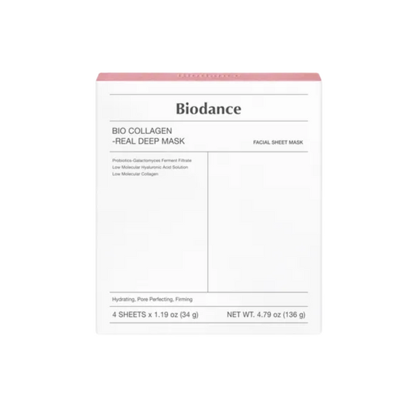 Biodance Bio Collagen-Real Deep Mask Mascarilla facial Pack 4 uds
