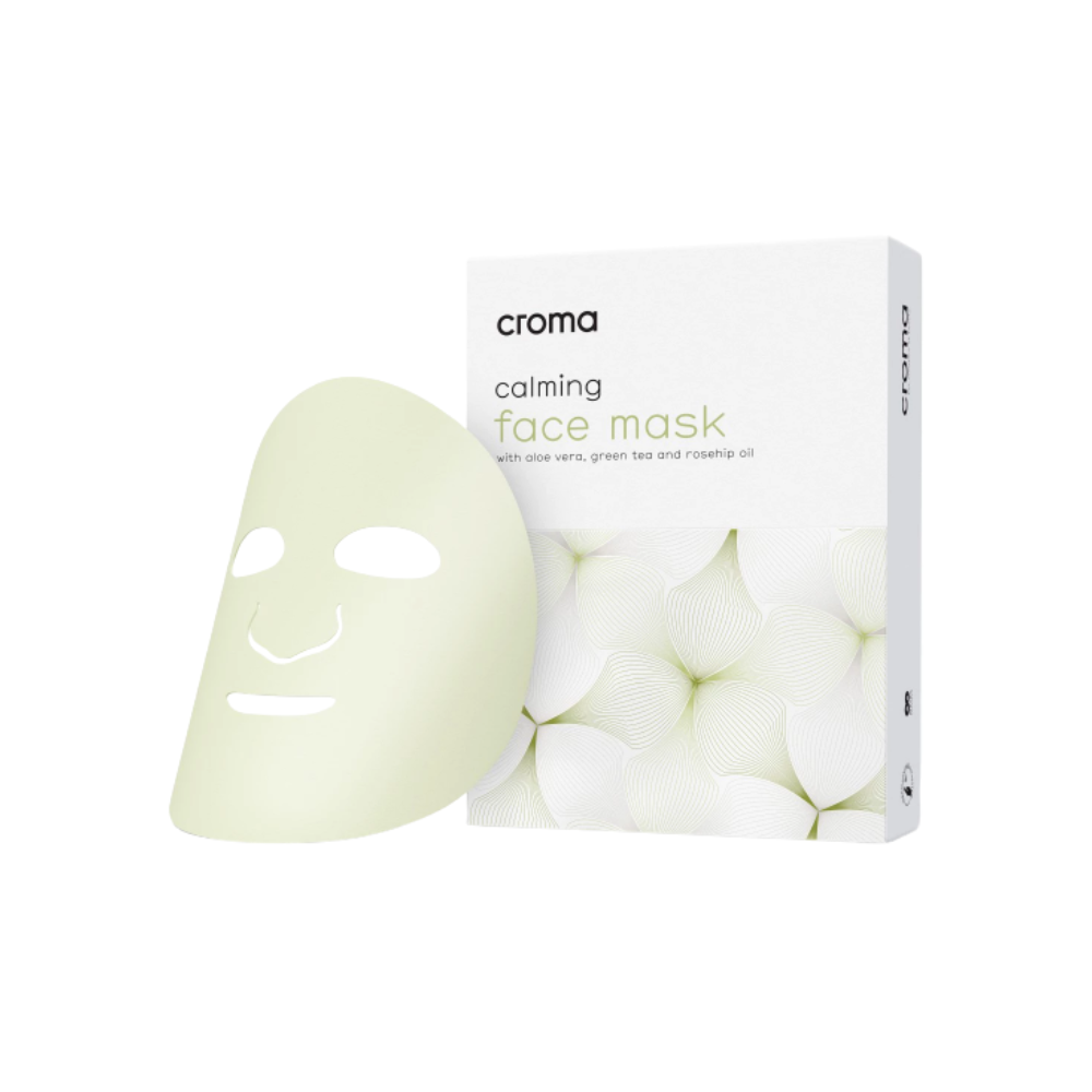 Croma Calming Face Mask con Aloe vera 8 unidades