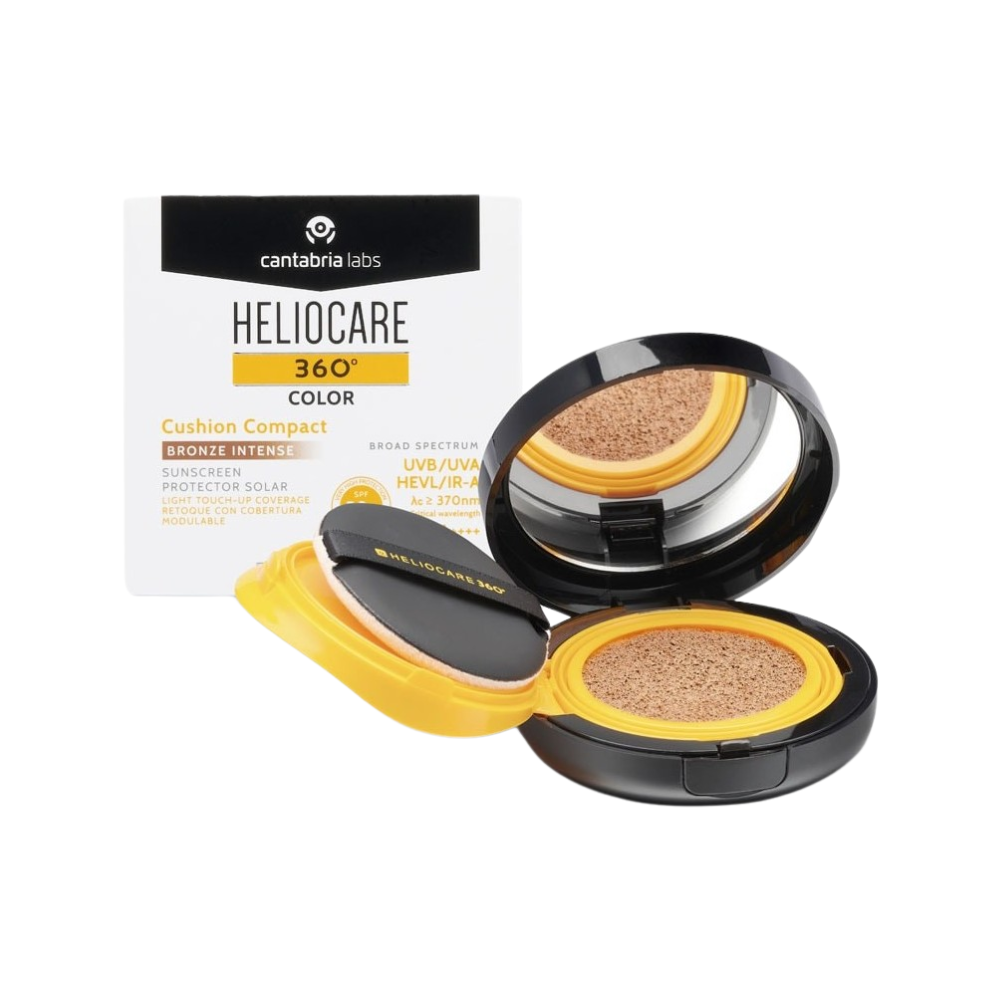 Heliocare 360º Color Cushion Compact Bronze Intense Protector solar SPF 50+ 8470001921987
