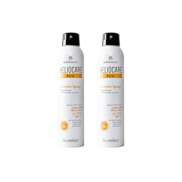 Heliocare 360º Pack Invisible Spray Protector solar SPF50+ 2x200 ml