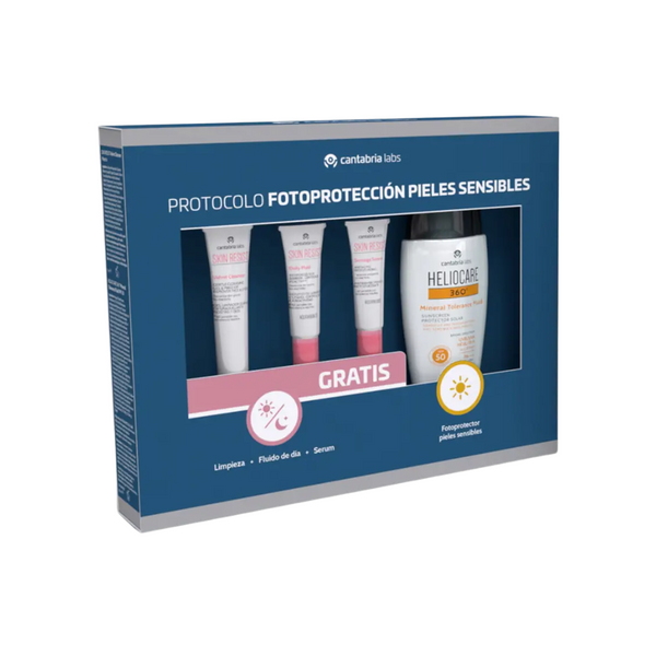 Heliocare 360° + Skin Resist Pack Protocolo Fotoprotección Pieles Sensibles