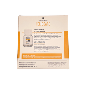 Heliocare Pack D Plus Fotoprotección oral 2x30 cápsulas