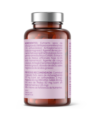 Ashwagandha con Magnesio Keep Calm Just Elements Wellness 120 cápsulas