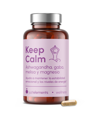 Ashwagandha con Magnesio Keep Calm Just Elements Wellness 120 cápsulas