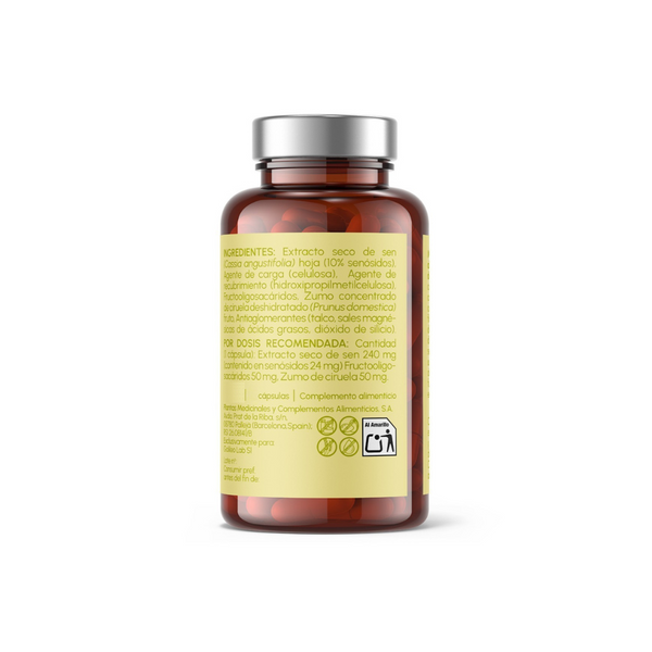 Laxante Natural Normal Transit para Estreñimiento Just Elements Wellness 60 cápsulas