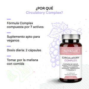 Nutralie Circulatory Complex Diosmina + Hesperidina Piernas Cansadas 60 cápsulas