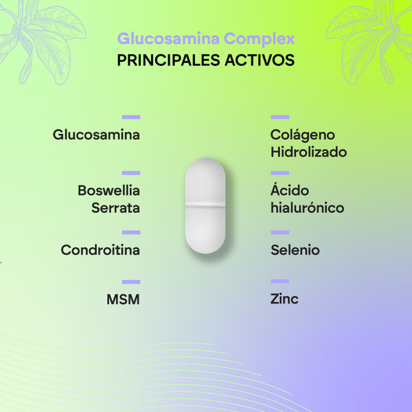 Nutralie Glucosamina Complex con Condroitina para Articulaciones 120 cápsulas