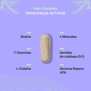 Nutralie Hair Complex + Biotina e L-Cisteína Vitaminas Capilar 90 cápsulas