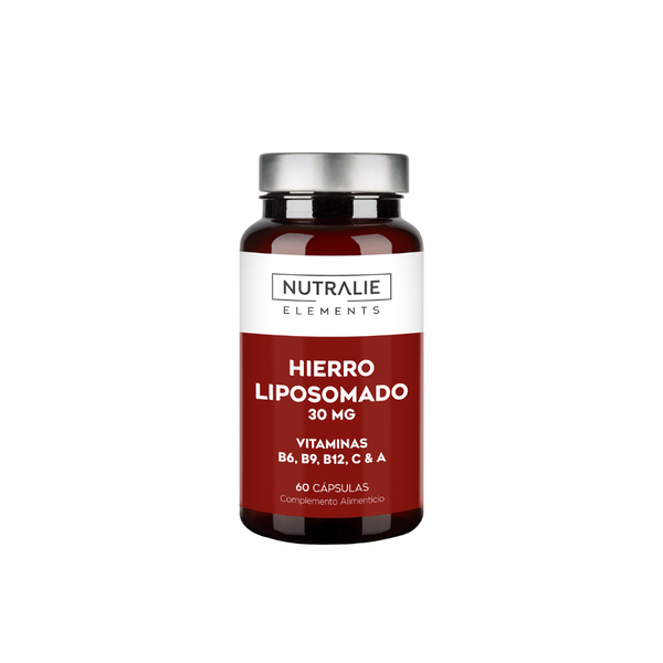 Nutralie Hierro Liposomado 30 mg + B6 + B12 Cansancio y Fatiga 60 cápsulas
