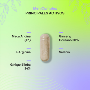 Nutralie Men Complex con Zinc y Maca Energizante 90 cápsulas
