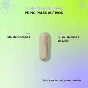 Nutralie Probióticos intestinales 10 cepas Biprotics 60 cápsulas
