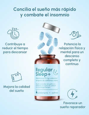 Pack 3 Just Elements Wellness Regular Sleep Melatonina 1,9 mg