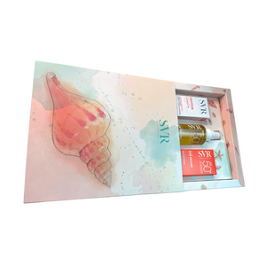SVR Pack Verano x Aretha Fusté Eau Solaire Sun Secure 200 ml + Blur Sun Secure + Creme HPPI Cicavit+ 40  ml + Neceser de regalo