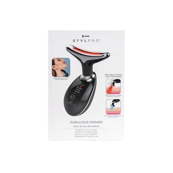 Stylpro Fabulous Firmer LED Masajeador de cara y cuello