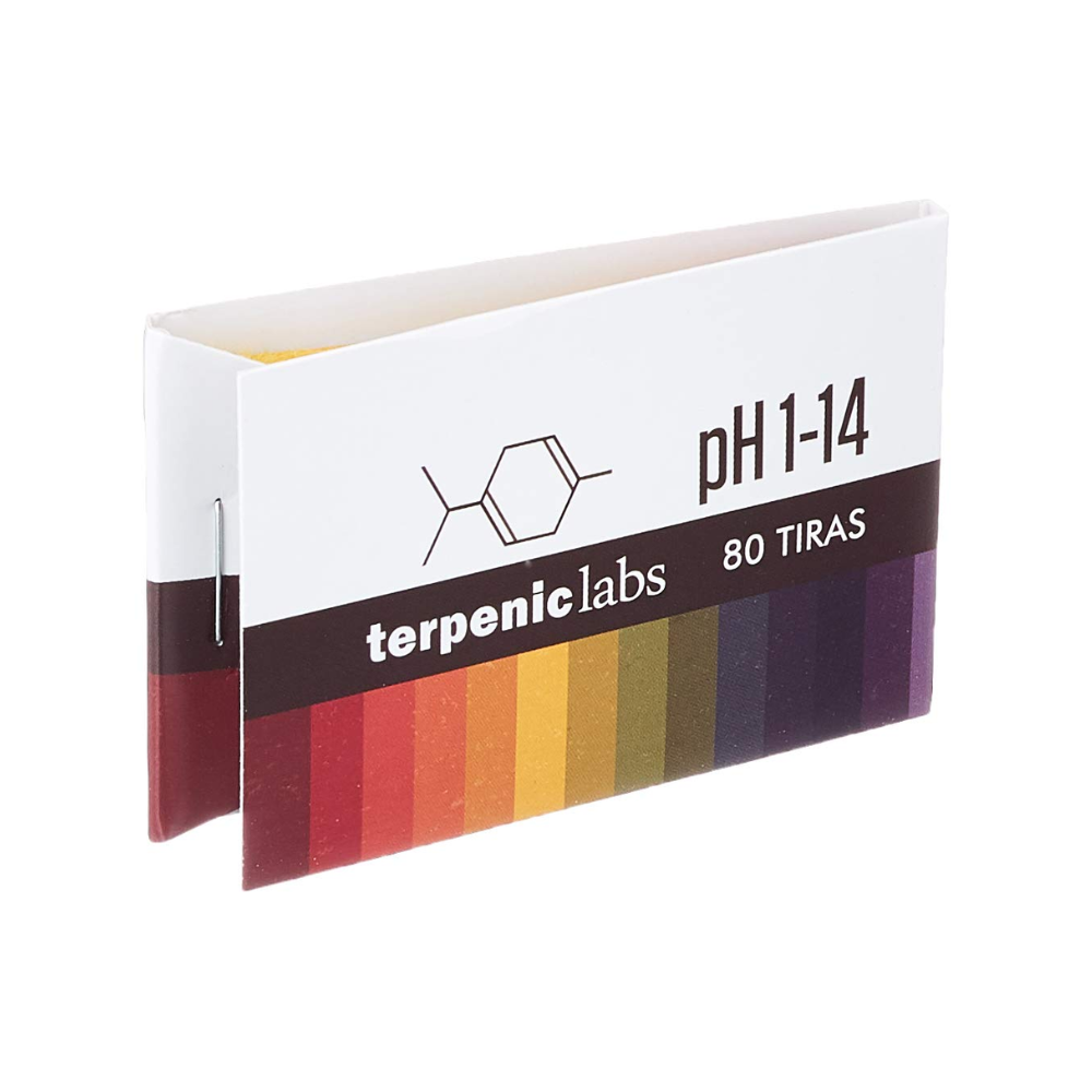 Terpenic Tiras pH 1-14 80 uds