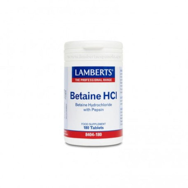 Lamberts Betaína HCL 324 mg 180 tabs