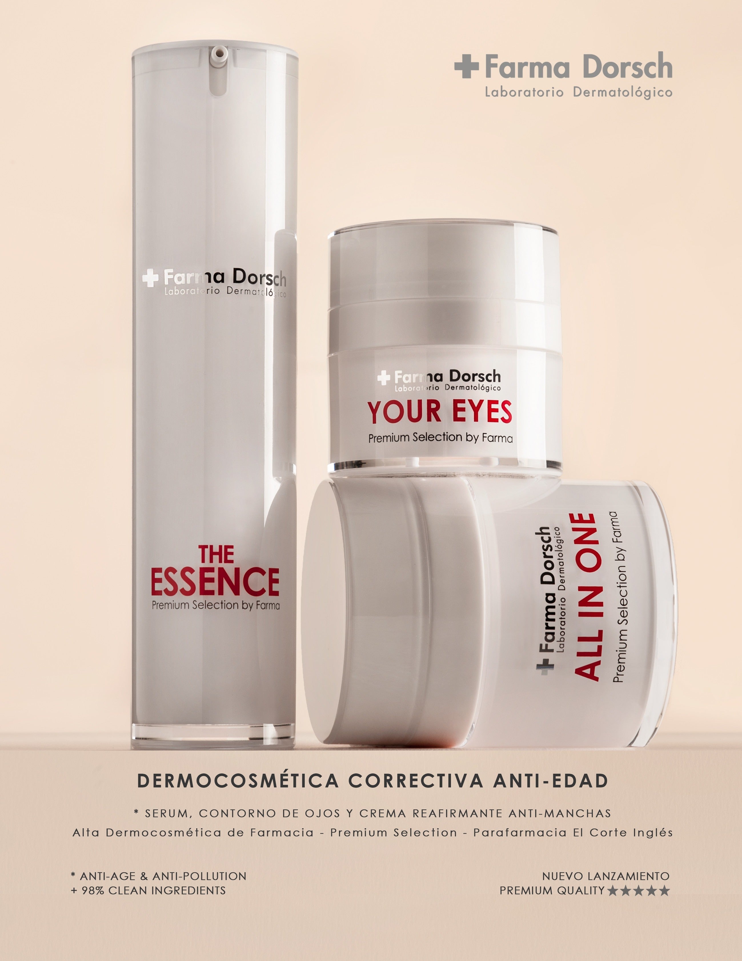 EL TRATAMIENTO ANTIAGING GLOBAL ES DE FARMA DORSCH Y SU LINEA MAGIC