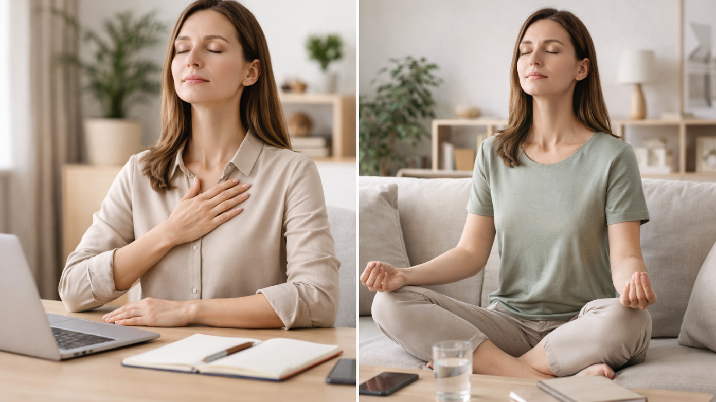 Estrés puntual: cómo preparar tu cuerpo antes de una situación que te supera