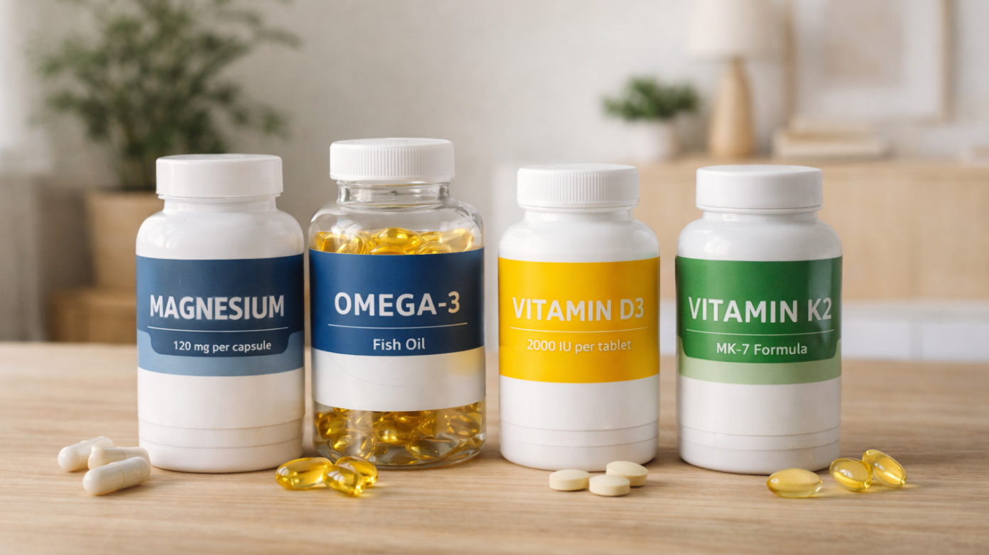 Suplementos esenciales del día a día: cuáles tienen sentido y para quién