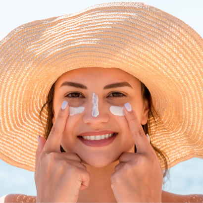 Crème solaire pour le visage