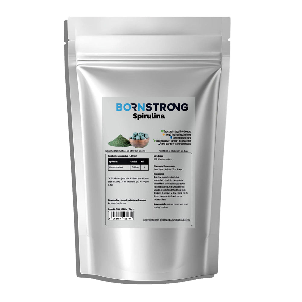 Bornstrong Spirulina 1000 comprimidos 250 g