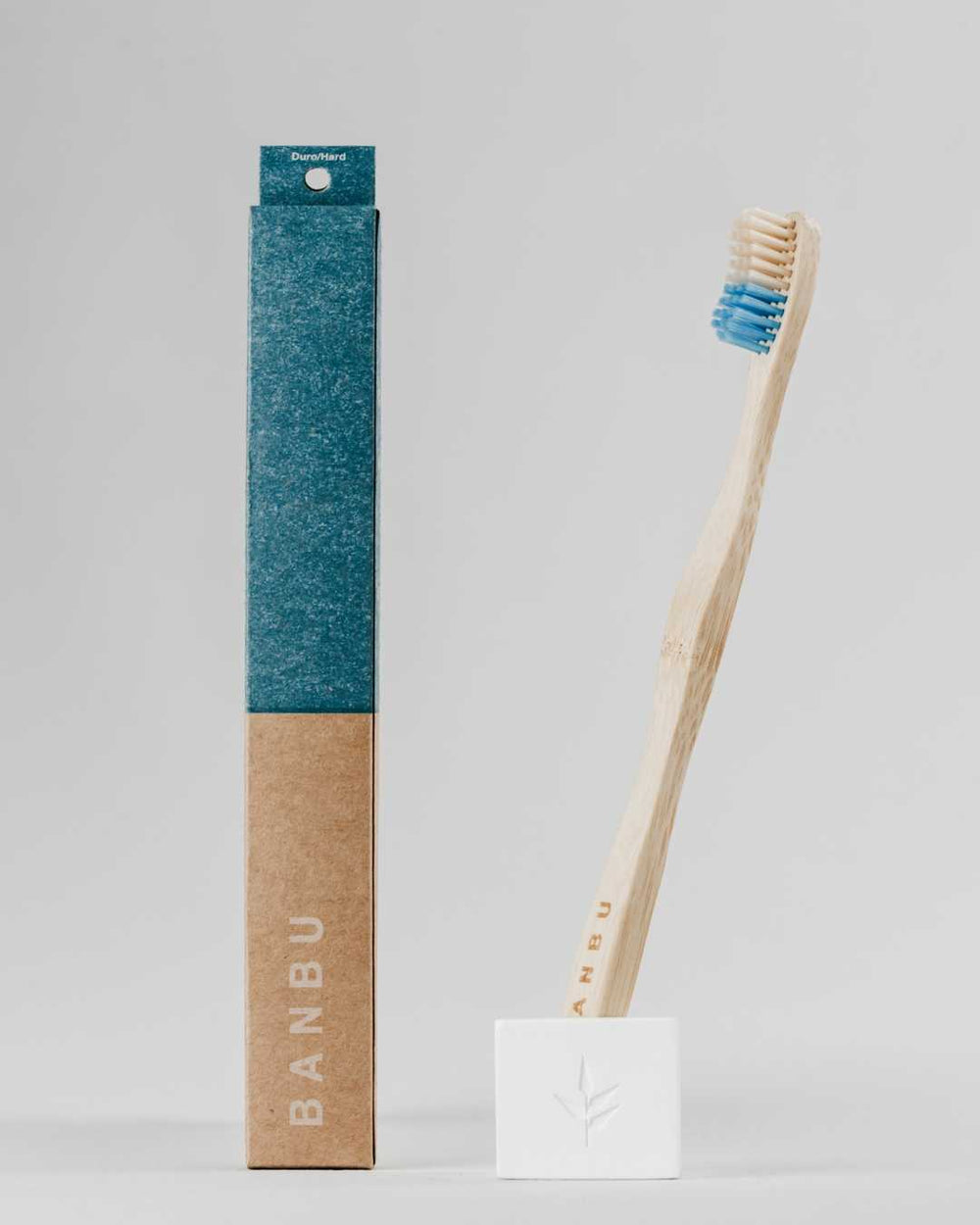 Banbu Cepillo de dientes de madera cerdas duras